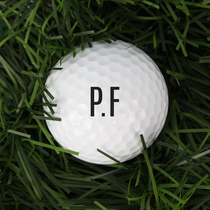 Personalised Initials Golf Ball - part of the Gifts Finder Personalised Golf Gifts collection