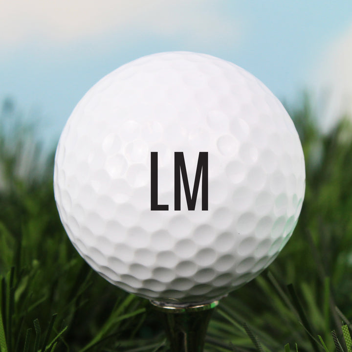 Personalised Initials Golf Ball - part of the Gifts Finder Personalised Golf Gifts collection