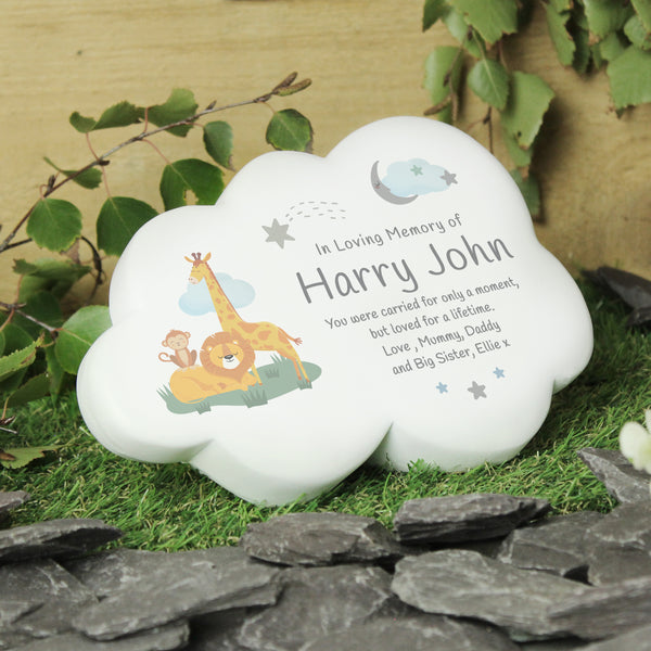 Buy Personalised Animal Resin Memorial Cloud available now at www.giftsfinder.co.uk