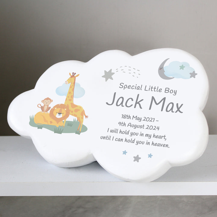 Buy Personalised Animal Resin Memorial Cloud available now at www.giftsfinder.co.uk