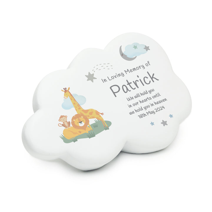 Buy Personalised Animal Resin Memorial Cloud available now at www.giftsfinder.co.uk