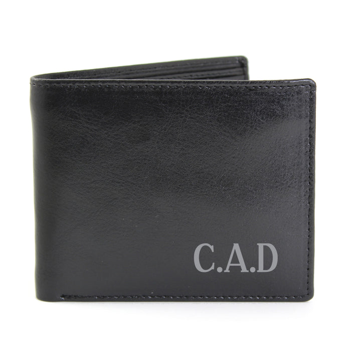 Buy Personalised Initial Leather Wallet available now at www.giftsfinder.co.uk