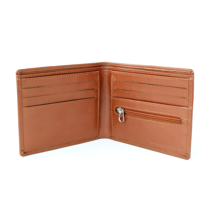 Personalised Big Initials Tan Leather Wallet - part of the Gifts Finder Personalised Mens Wallets collection