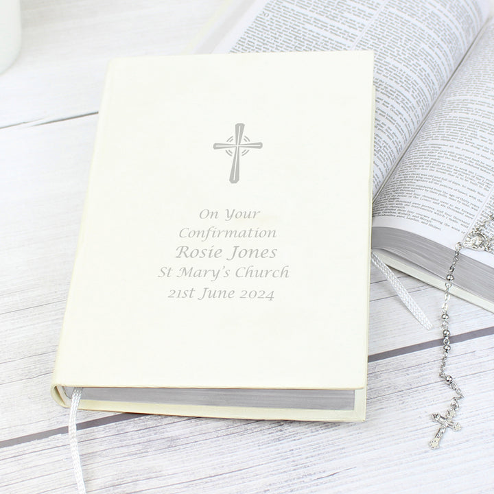 Personalised Silver Companion Holy Bible - Eco-Friendly - part of the Gifts Finder Personalised Bibles collection