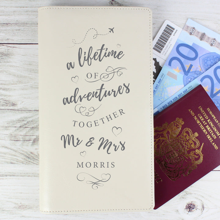 Personalised A Lifetime Of... Travel Document Holder - part of the Gifts Finder Personalised Passport Holders collection