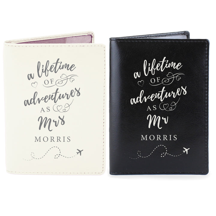 Personalised Lifetime Of Adventures Couples Passports - part of the Gifts Finder Personalised Passport Holders collection