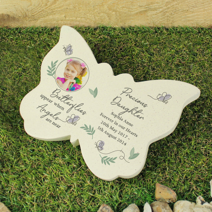 Personalised Butterflies Appear Photo Upload Memorial Resin Butterfly - part of the Gifts Finder Personalised Memorials collection