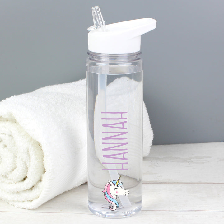 Personalised Unicorn Water Bottle in gift category Drinks Bottles