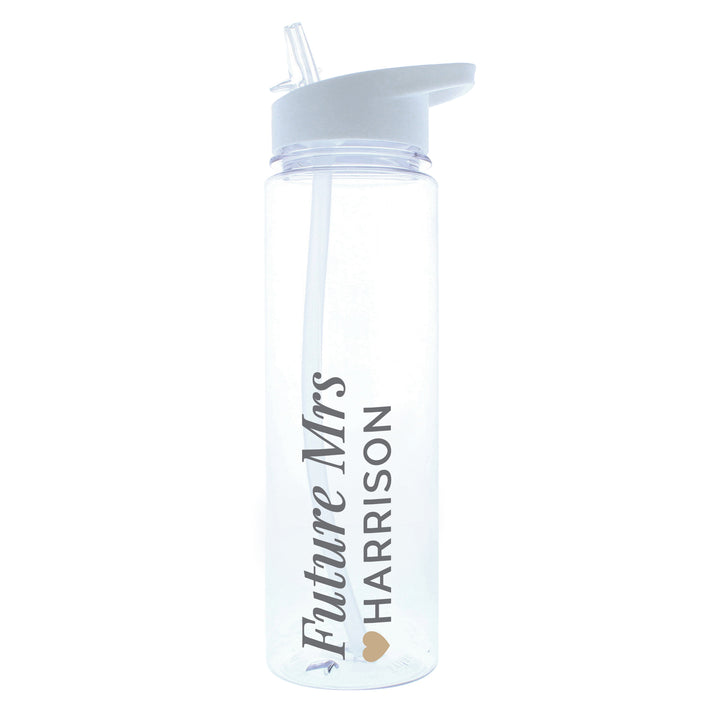 Buy Personalised Gold Heart Island Water Bottle at www.giftsfinder.co.uk