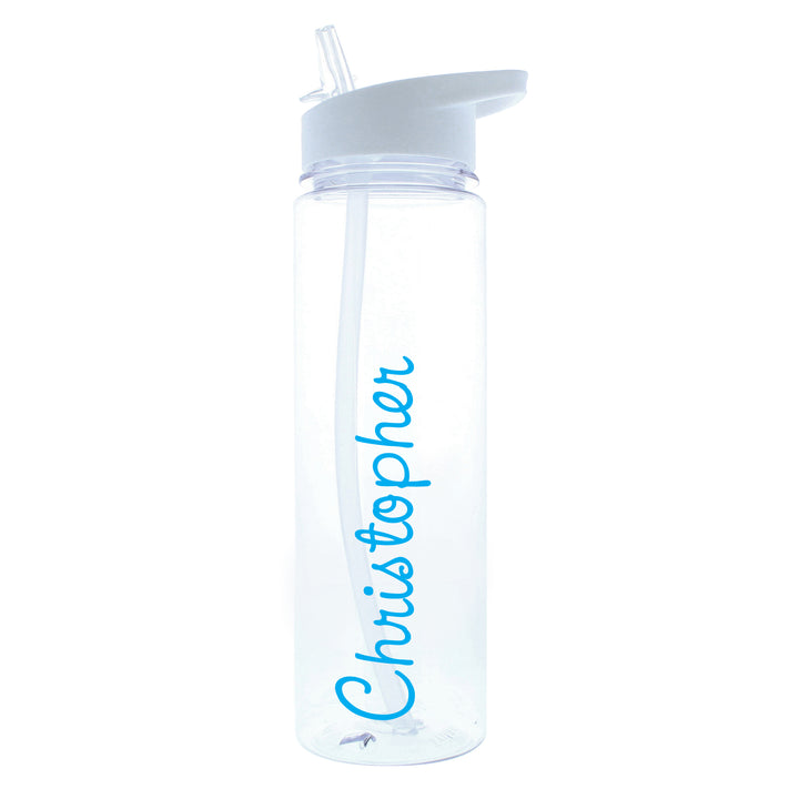 Personalised Blue Name Water Bottle - part of the Gifts Finder Drinks Bottles collection