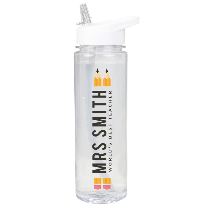 Personalised Teacher Water Bottle in gift category Personalised Teacher Gifts