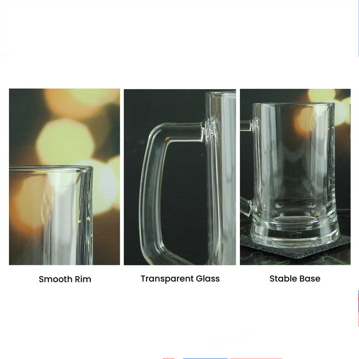 Personalised Engraved Mega Pint Beer Glass, Novelty Tankard, Bold Design - part of the Gifts Finder  collection