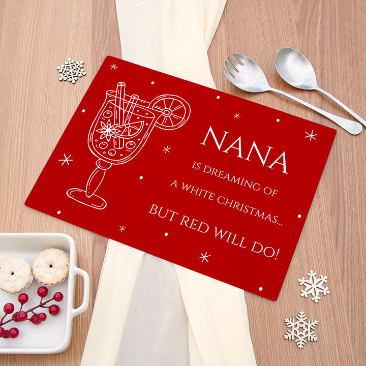 Personalised Mulled Wine Pun Rectangular Chopping Board in gift category Personalised Chopping Boards