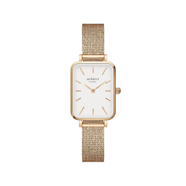 Ladies Archiect Lille - Rose Gold - Modern Font Engraving - Wear We Met