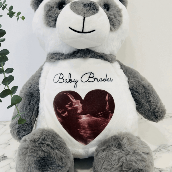 Hello Bear Baby Scan Photo Panda, With Personalised Gift Bag