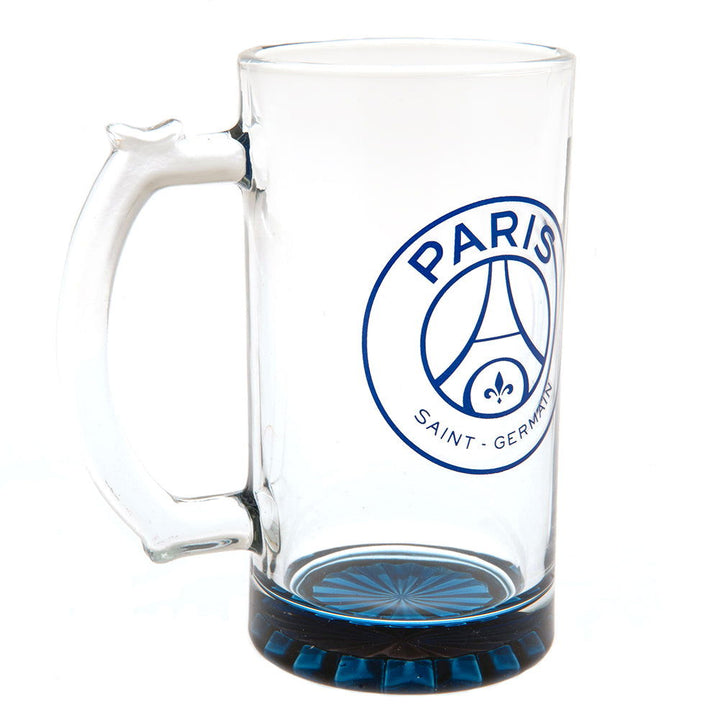 Paris Saint Germain Fc Stein Glass Tankard available to buy at www.giftsfinder.co.uk