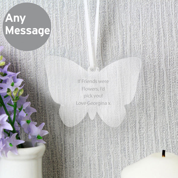 Buy Personalised Acrylic Butterfly Decoration available now at www.giftsfinder.co.uk