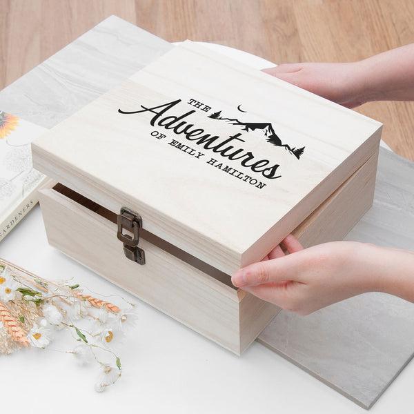 Buy Personalised Adventure Memories Box available now at www.giftsfinder.co.uk