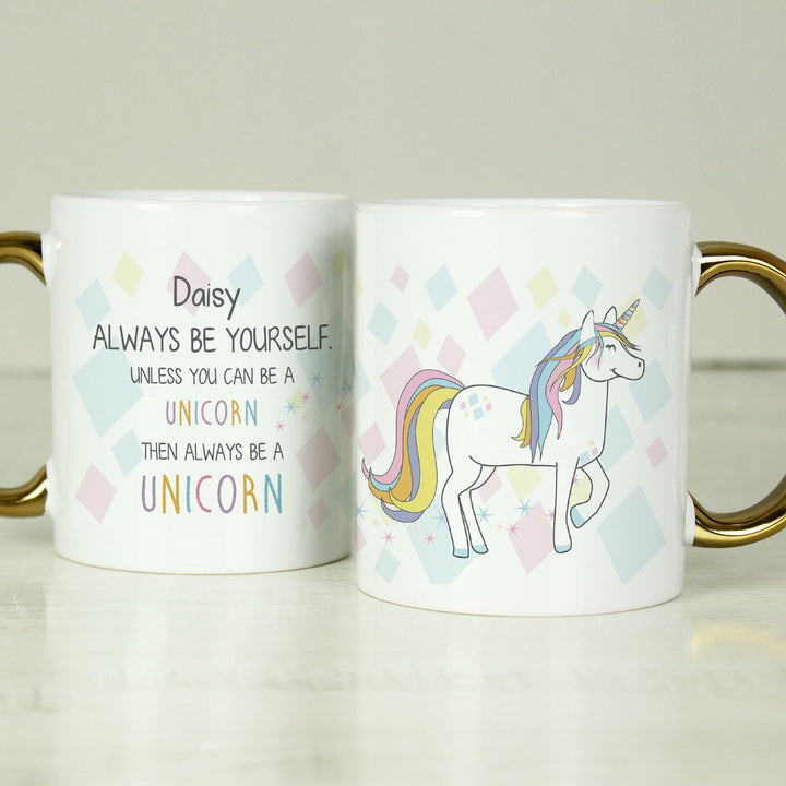 Buy Personalised Always Be A Unicorn Mug available now at www.giftsfinder.co.uk