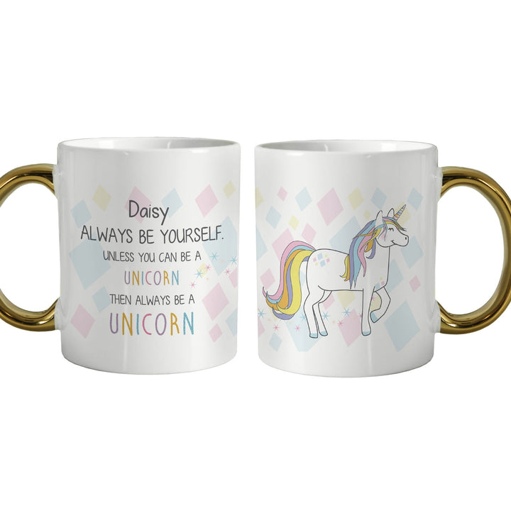 Buy Personalised Always Be A Unicorn Mug available now at www.giftsfinder.co.uk