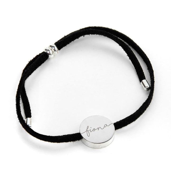 Buy Personalised Always with You Name Black Bracelet available now at www.giftsfinder.co.uk