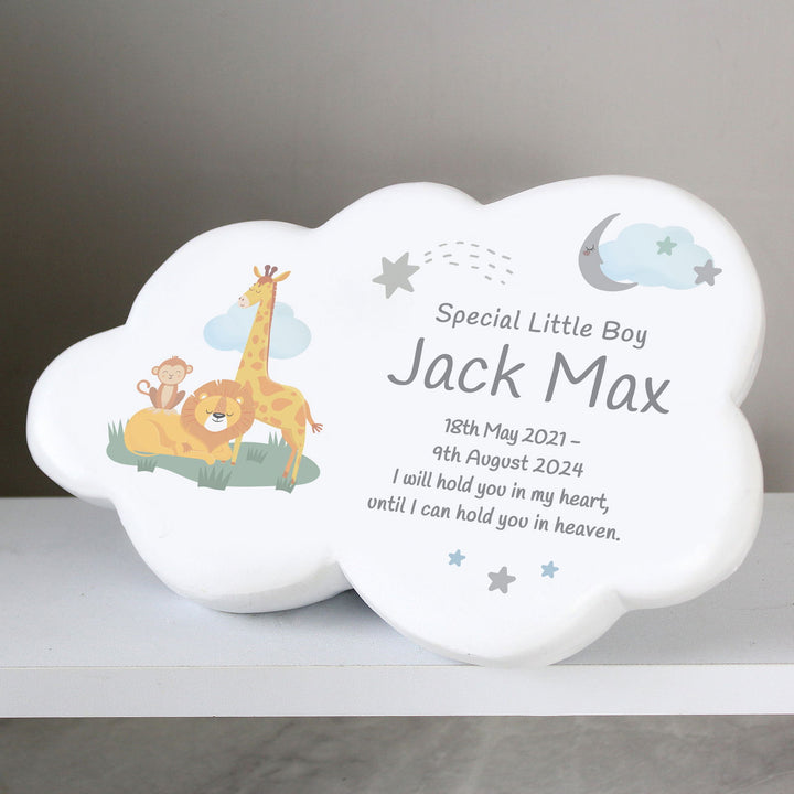 Personalised Animal Resin Memorial Cloud available to buy at www.giftsfinder.co.uk