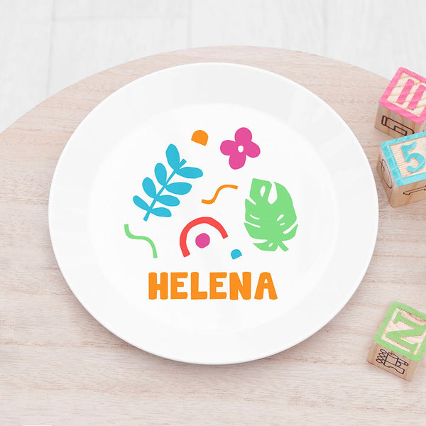 Buy Personalised Baby Dinner Set - Colourful ShapesÂ  available now at www.giftsfinder.co.uk