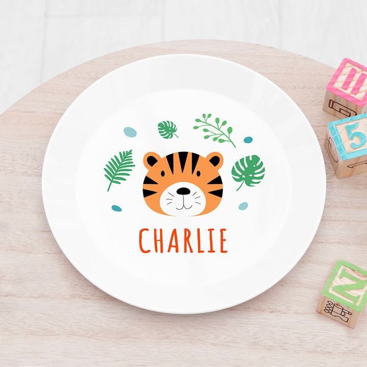 Buy Personalised Baby Dinner Set - Jungle AnimalÂ  available now at www.giftsfinder.co.uk