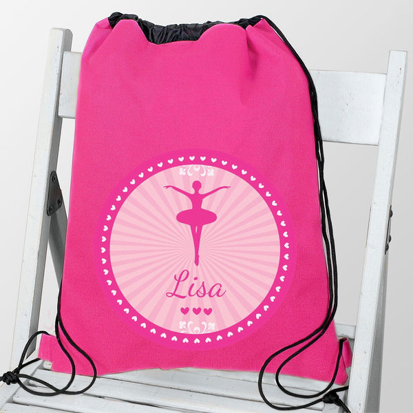 Buy Personalised Ballerina School & Dance Bag available now at www.giftsfinder.co.uk