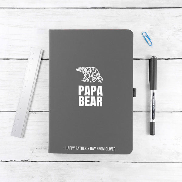 Buy Personalised Bear A5 Notebook available now at www.giftsfinder.co.uk