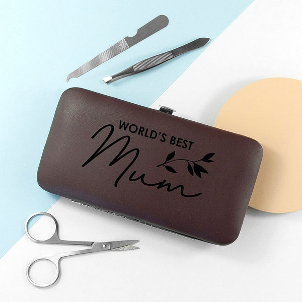 Buy Personalised Best Mama Manicure Set - Brown available now at www.giftsfinder.co.uk