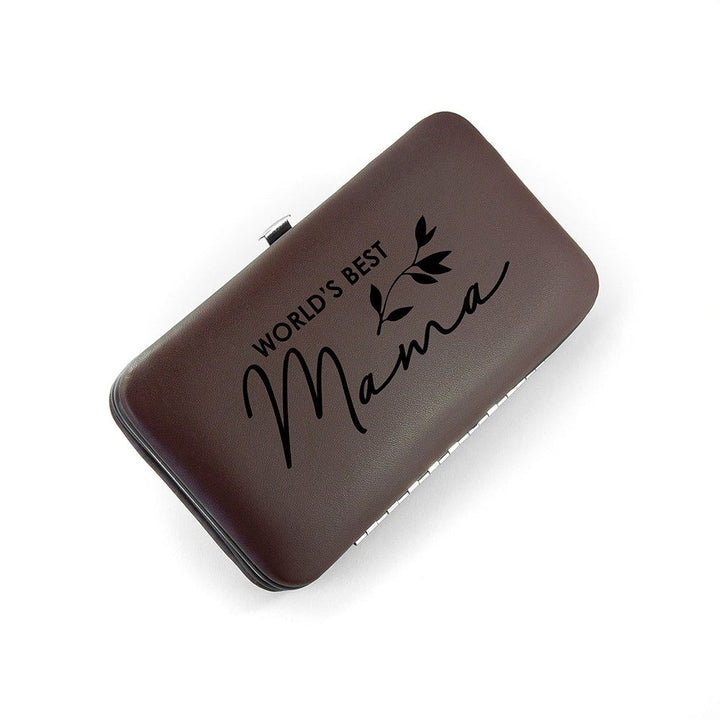 Buy Personalised Best Mama Manicure Set - Brown available now at www.giftsfinder.co.uk