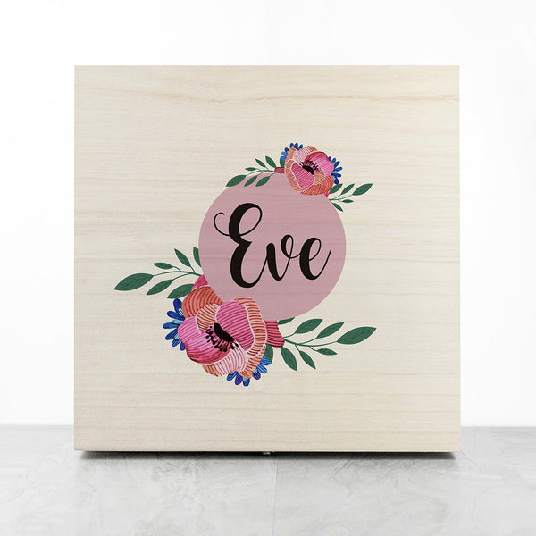 Buy Personalised Blooming Flower Bridesmaid Box available now at www.giftsfinder.co.uk