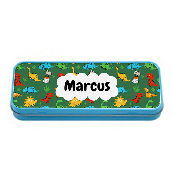 Buy Personalised Blue Tin Pencil Case available now at www.giftsfinder.co.uk