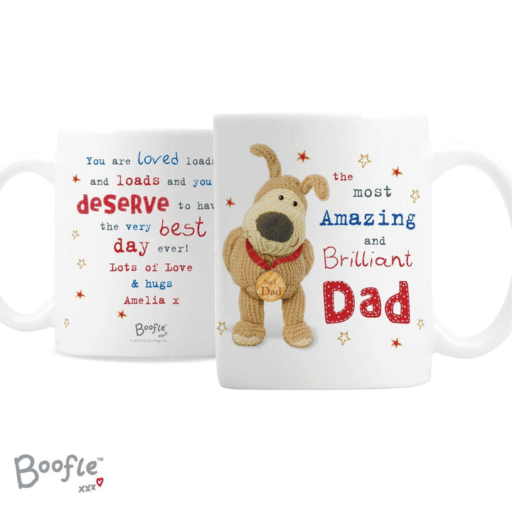 Buy Personalised Boofle Medal Mug available now at www.giftsfinder.co.uk