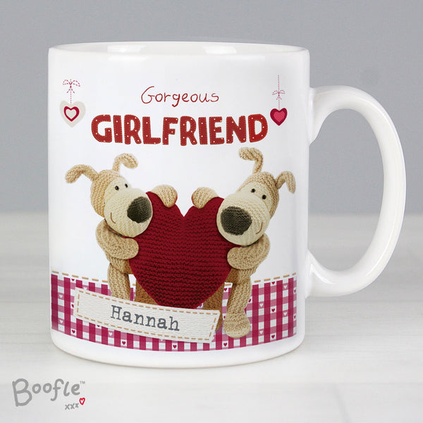 Personalised Boofle Shared Heart Mug available to buy at www.giftsfinder.co.uk