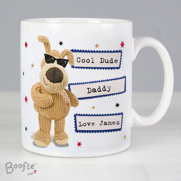 Personalised Boofle Stars Mug available to buy at www.giftsfinder.co.uk