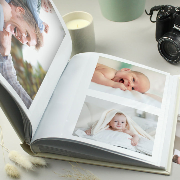 Personalised Botanical Anniversary Photo Album available to buy at www.giftsfinder.co.uk