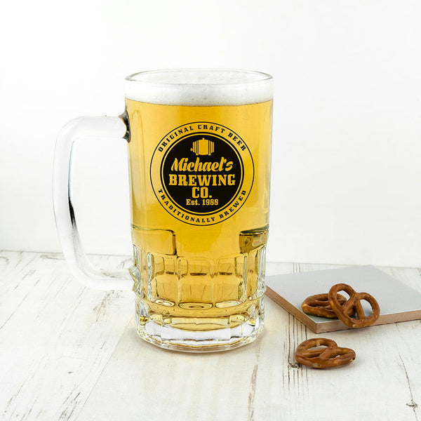 Buy Personalised Brewing Company Beer Tankard available now at www.giftsfinder.co.uk