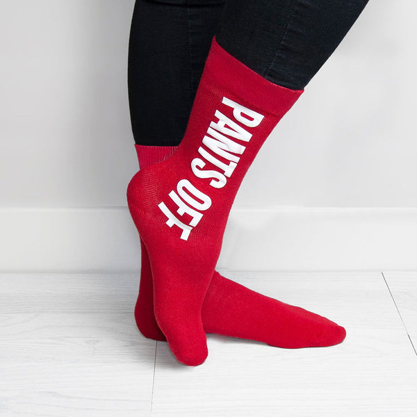 Buy Personalised Cheeky Valentine's Socks available now at www.giftsfinder.co.uk