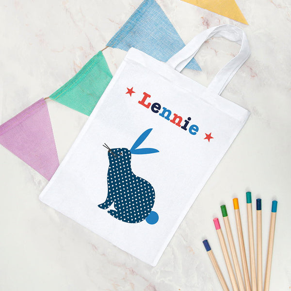 Buy Personalised Child's Rabbit Party Bag available now at www.giftsfinder.co.uk