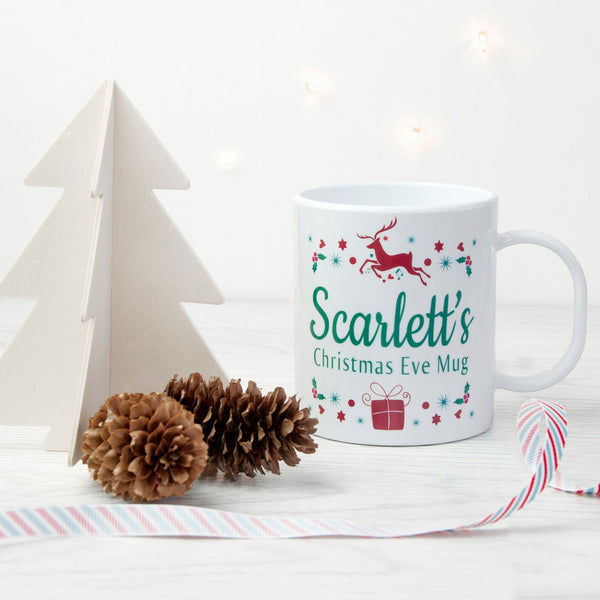 Buy Personalised Children's Christmas Eve Mug available now at www.giftsfinder.co.uk