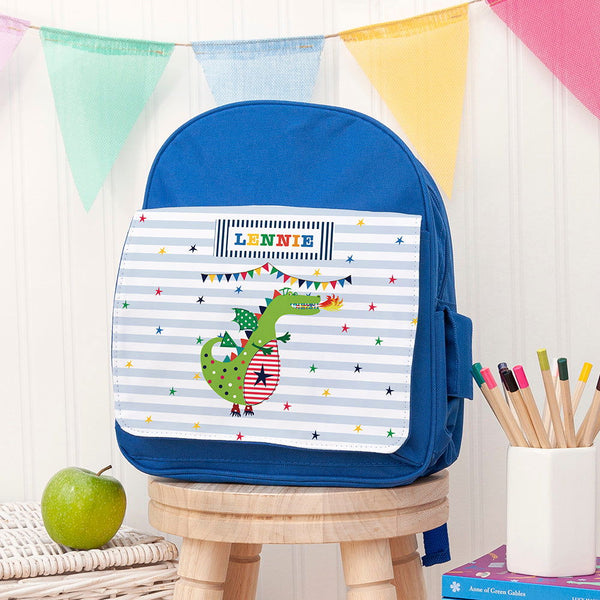 Buy Personalised Children's Dragon Rucksack available now at www.giftsfinder.co.uk