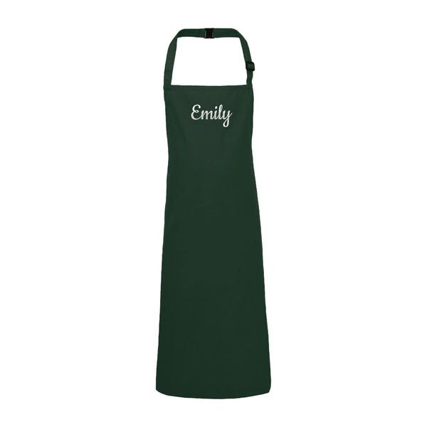 Buy Personalised Children's Green Waterproof Apron available now at www.giftsfinder.co.uk