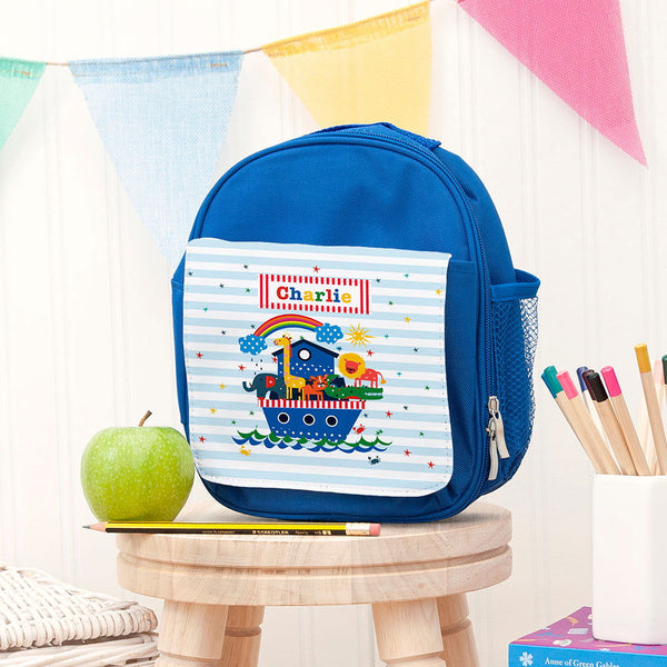 Buy Personalised Children's Noah's Ark Lunch Bag available now at www.giftsfinder.co.uk