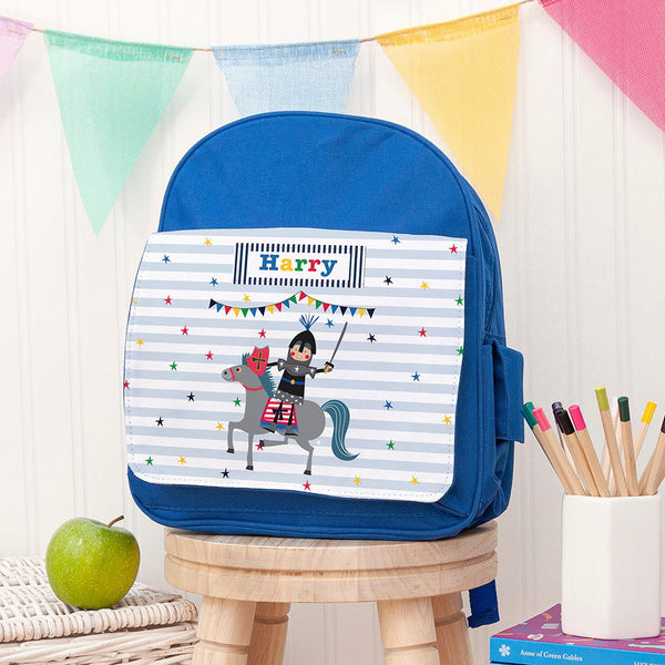 Buy Personalised Children's Noble Knight Rucksack available now at www.giftsfinder.co.uk