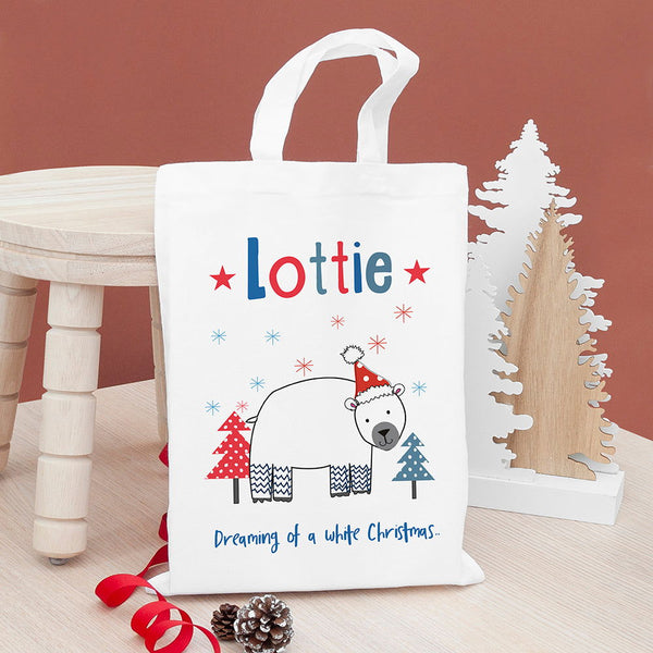 Personalised Christmas Party Bag available to buy at www.giftsfinder.co.uk