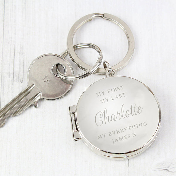 Personalised Classic Photo Keyring available to buy at www.giftsfinder.co.uk