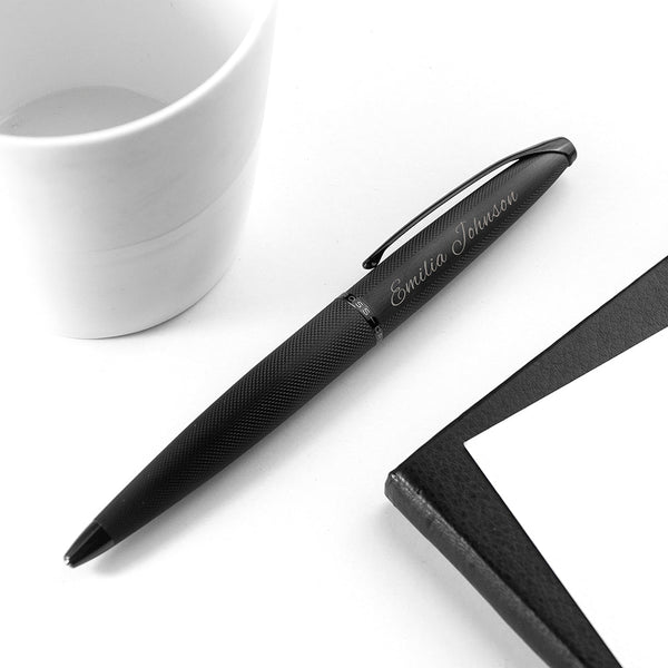 Personalised Cross Atx Pen In Black available to buy at www.giftsfinder.co.uk