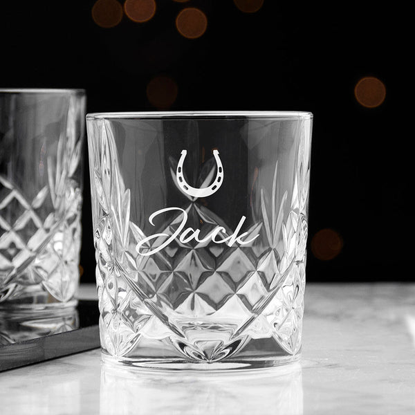 Personalised Crystal Icon Whisky Tumbler available to buy at www.giftsfinder.co.uk